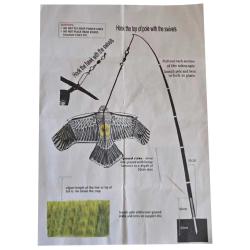 Cerf-Volant Effaroucheur Anti-Oiseaux Protection Cultures Jardin