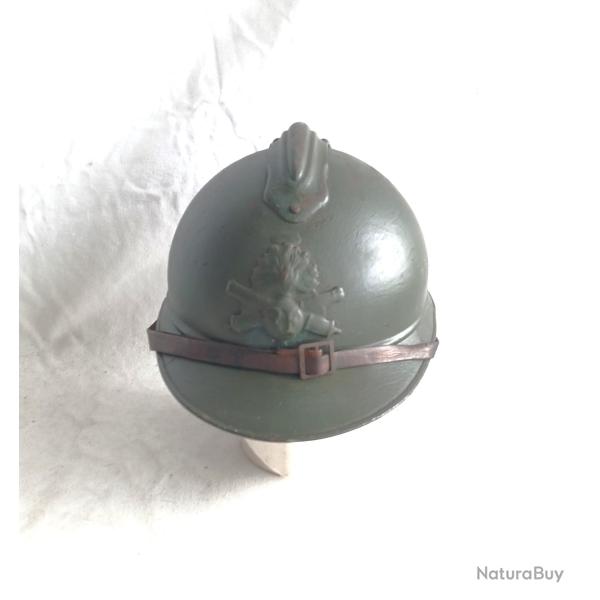 Coiffure - FR490812.a Casque Adrian ml 1915 artillerie repeint 1940