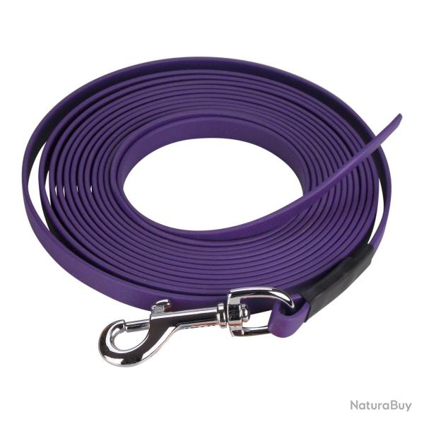 Longe BIOTHANE BETA plate 13 mm Violet 2 m SANS poign�e
