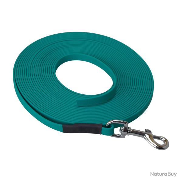Longe BIOTHANE BETA plate 13 mm 2 m SANS poign�e Turquoise
