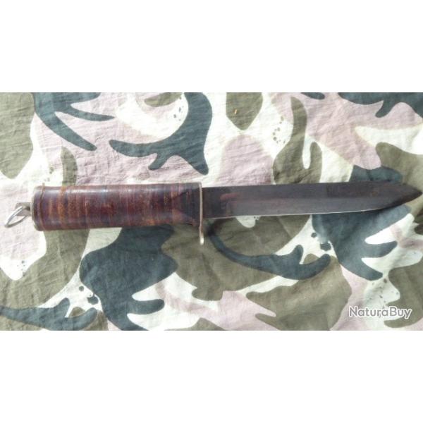 COUTEAU ORIGINAL A PARTIR BAIONNETTE KIFFE JAPONAISE RACCOURCIE? WW2
