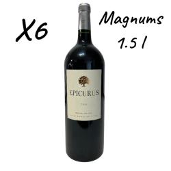 "Epicurus" IGP P&eacute;rigord, 2019, vin rouge, x6 magnums 1.5l, livraison offerte