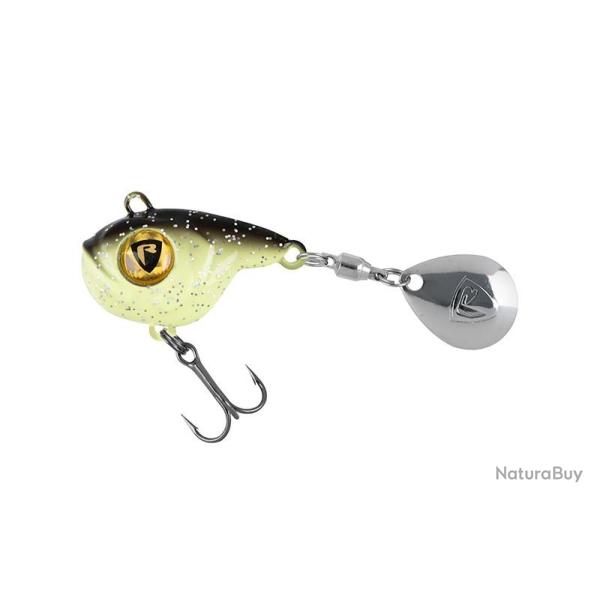 Leurre Fox Rage Big Eye Spin Ultra UV 8g 8g Black & Gold