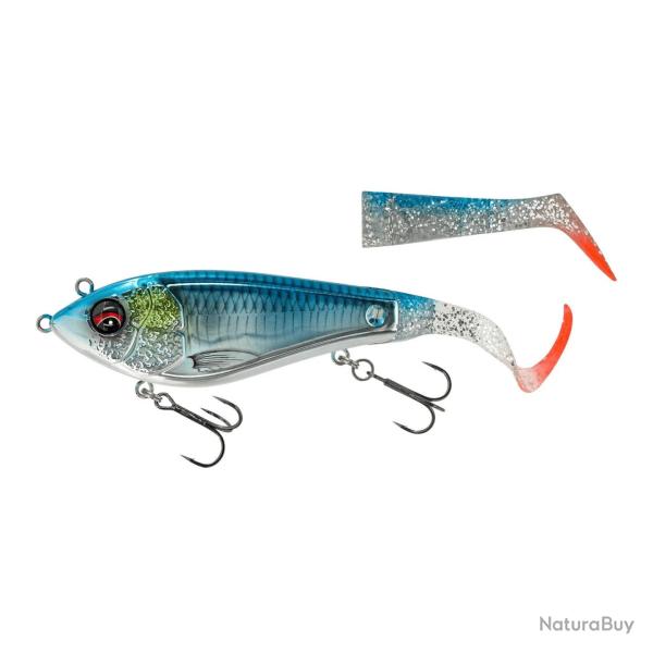 Leurre Hybride Savage Gear Deviator Tail 20cm 20cm Blue Chrome 87g