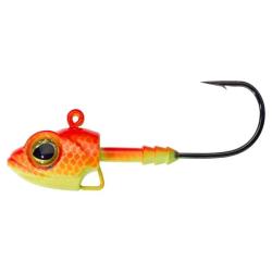 T&ecirc;te Plomb&eacute;e Gunki G'Rider Chart Orange Fluo 3,5g par 3 n&deg;1/0