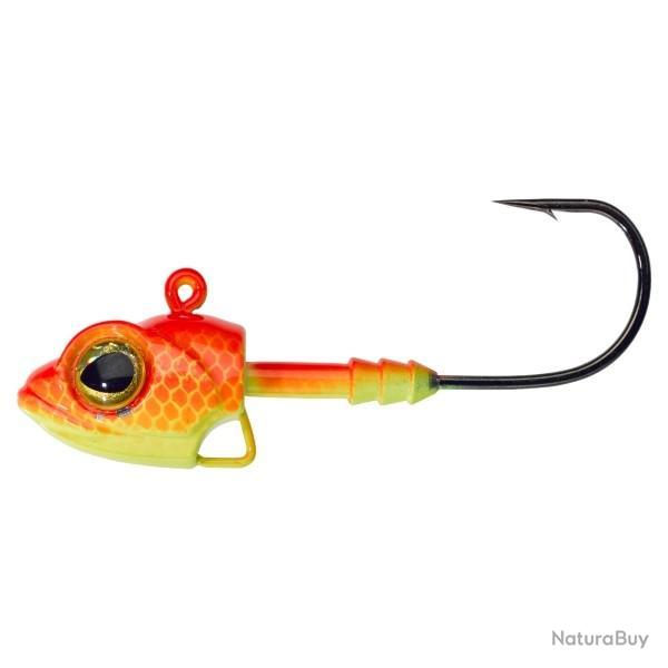 T�te Plomb�e Gunki G'Rider Chart Orange Fluo 3,5g par 3 n�1/0