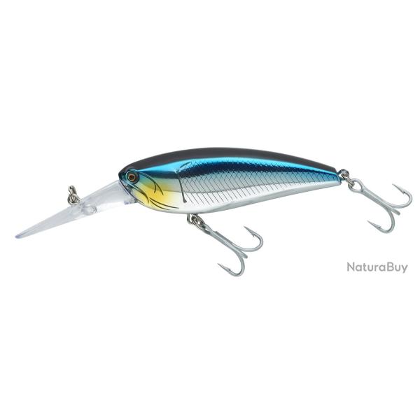 Poisson Nageur Swimy LB Shad MD 7,8cm 13g Flottant 054 - Metal Blue 78mm 2,5m