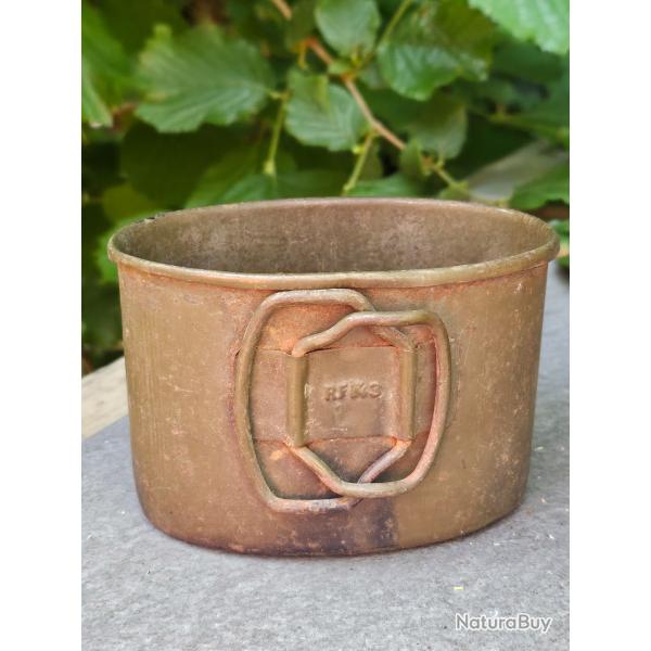 Quart allemand original dat� 1943 en acier