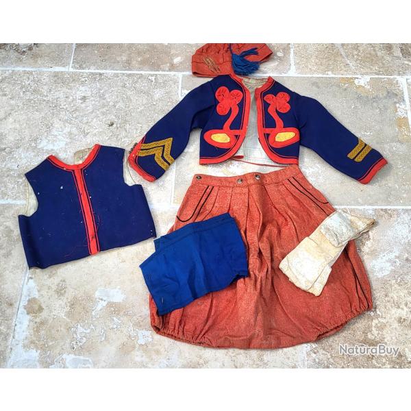 Uniforme tenue d enfant compl�te Zouave  Uniforme tenue d enfant compl�te Zouave  Uniforme tenue d