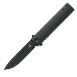 Couteau pliant Fox Chnops tout noir G10