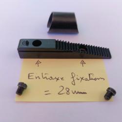 Support guidon carabine GAUCHER MSA 22LR mod&egrave;le GAZELLE (multicoups avec chargeur)