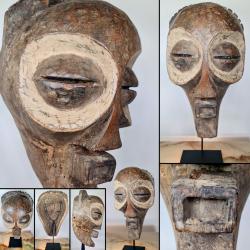 Masque Mbagani, Babinji, 40 X 22 X 22 cm
