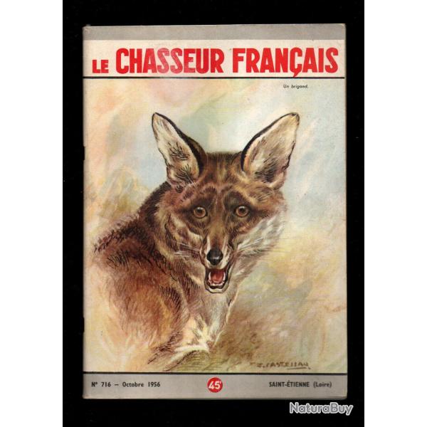 le chasseur fran�ais 716 1956,  chasse , p�che , maison, sant�, manufrance , jardinage , �levage ,