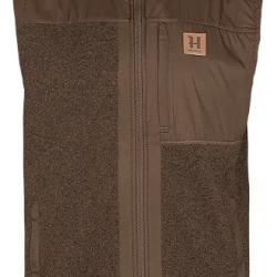 HARKILA GILET POLAIRE KALIX DARK EARTH BROWN