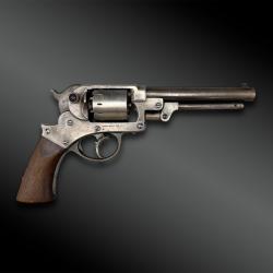 REVOLVER STARR MOD&Egrave;LE 1858 MILITAIRE - XIX&egrave;me si&egrave;cle - P&eacute;riode guerre de s&eacute;cession - Etats-Unis
