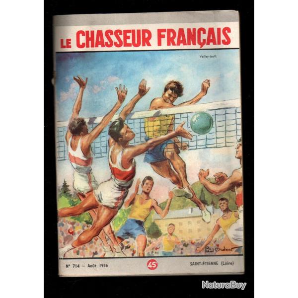 le chasseur fran�ais 714 1956,  chasse , p�che , maison, sant�, manufrance , jardinage , �levage ,