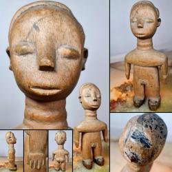 Statuette Venavi Ew&eacute; Ghana culte vaudou des jumeaux. H : 17 cm