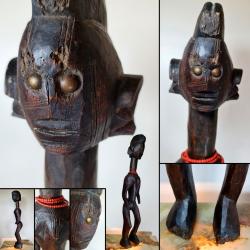 Statue Mumuye, Nig&eacute;ria, hauteur : 77 cm
