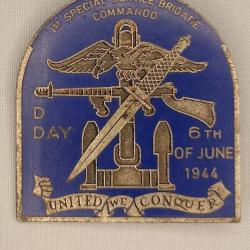 Insigne COMMANDO KIEFFER 6.6.44 comm&eacute;moration des 30ans D-day