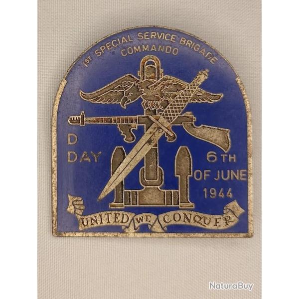 Insigne COMMANDO KIEFFER 6.6.44 comm�moration des 30ans D-day