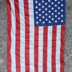 Drapeau Am&eacute;ricain USA vintage &eacute;toiles brod&eacute;es