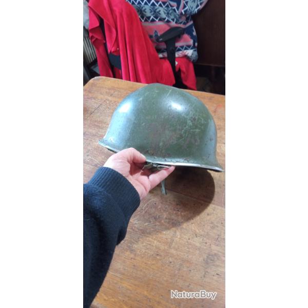 Casque US M1 Vietnam 1964 complet avec liner