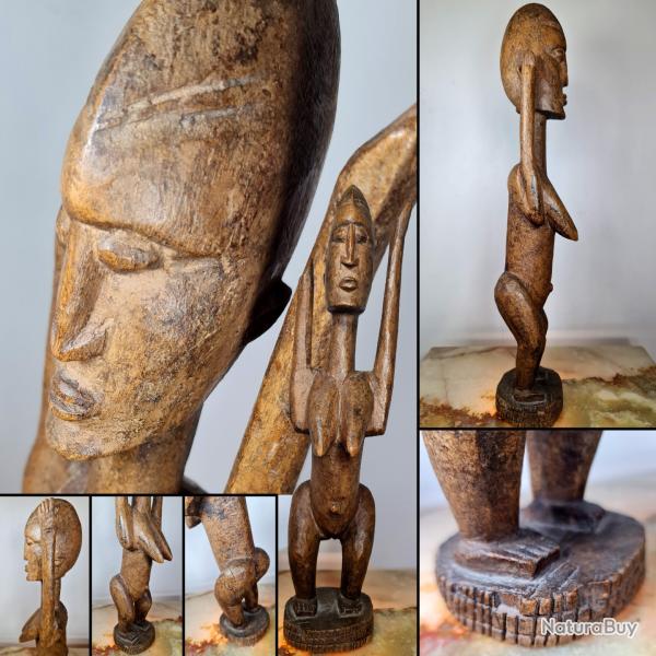 Statuette art tribal africain Tellem 48 cm