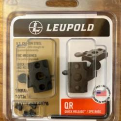 Embases leupold QR tikka t3 /t3x avec colliers
