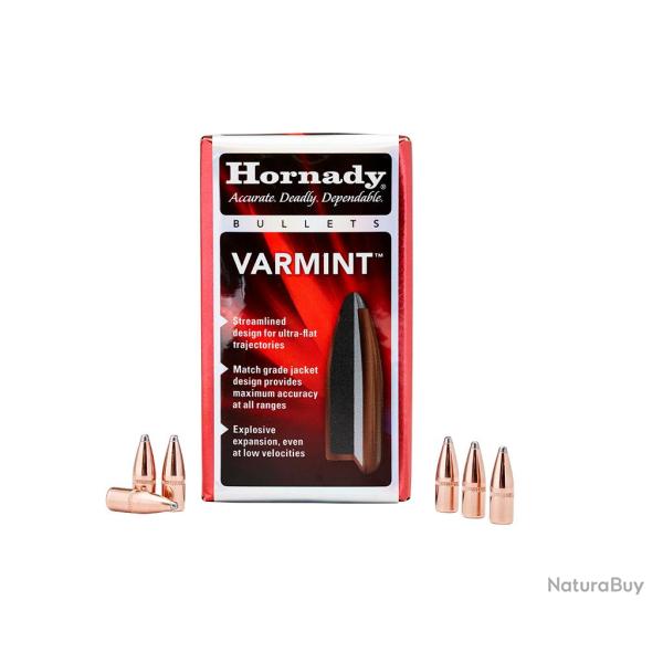 Ogives Hornady 6MM .243 87Grs BTHP Par 100
