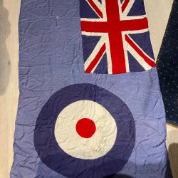 un drapeau anglais de pilote de la seconde guerre mondiale