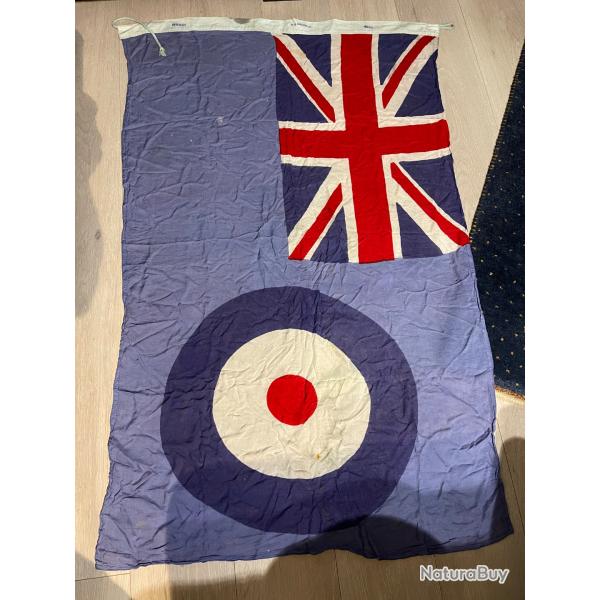 un drapeau anglais de pilote de la seconde guerre mondiale