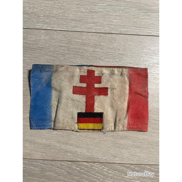 un brassard des forces fran�aises F.F.I seconde guerre mondiale