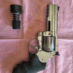 ASG R&eacute;volver DAN WESSON 4 pouces Chrom&eacute; Airsoft