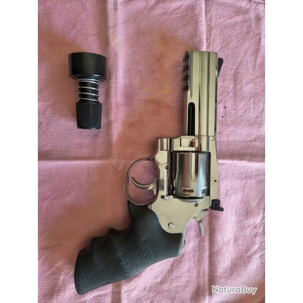 ASG R�volver DAN WESSON 4 pouces Chrom� Airsoft