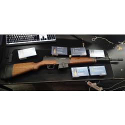 FUSIL MAS 49 56 2+1 SEMI AUTO CATEGORIE C - CALIBRE d'origine 7,5 x 54 - FSA MAS 49/56