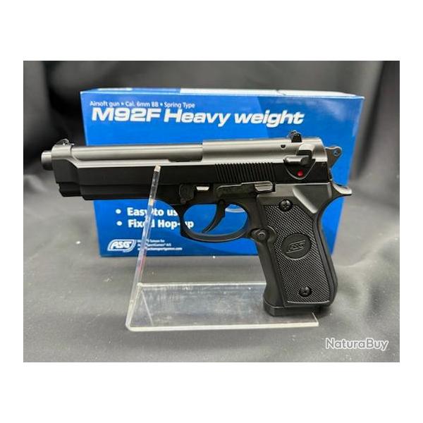 PISTOLET 6MM M92 HW RESSORT - AIRSOFT