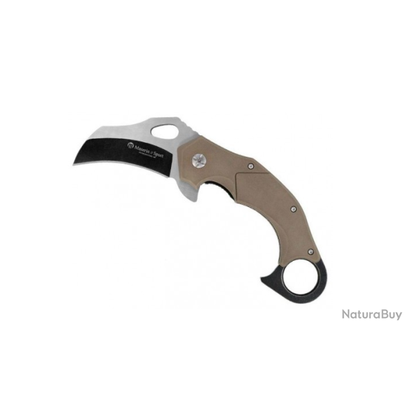 Couteau Maserin Karambit G10 Marron - r�f. 42013.G10M