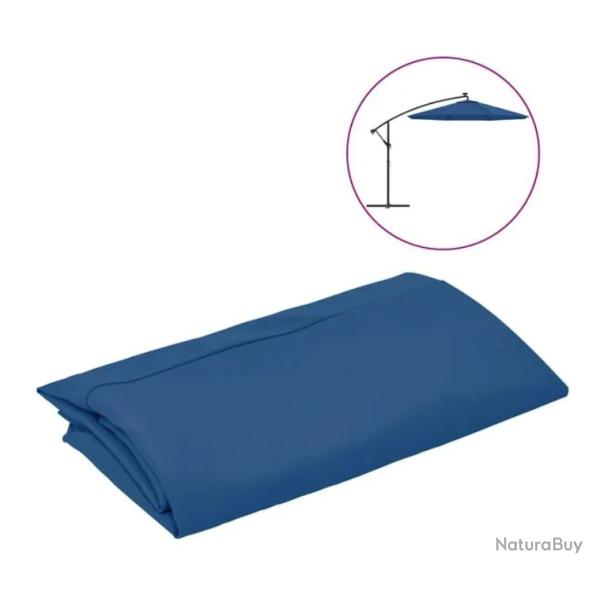 Tissu remplacement parasol d�port� polyester bleu azur� 300 cm anti UV