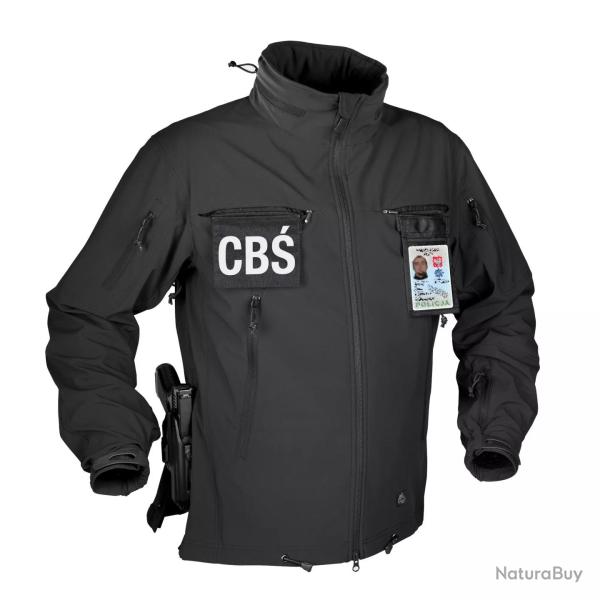 Softshell Windblocker Cougar� QSA(TM)+ HID(TM) L Noir