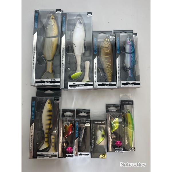 op� ! Lot de 10 leurres Shimano 6