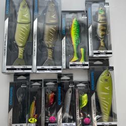 op&eacute; ! Lot de 10 leurres Shimano 8