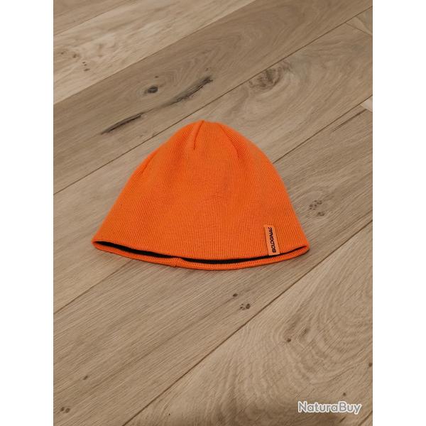 Bonnet r�versible orange/vert Solognac