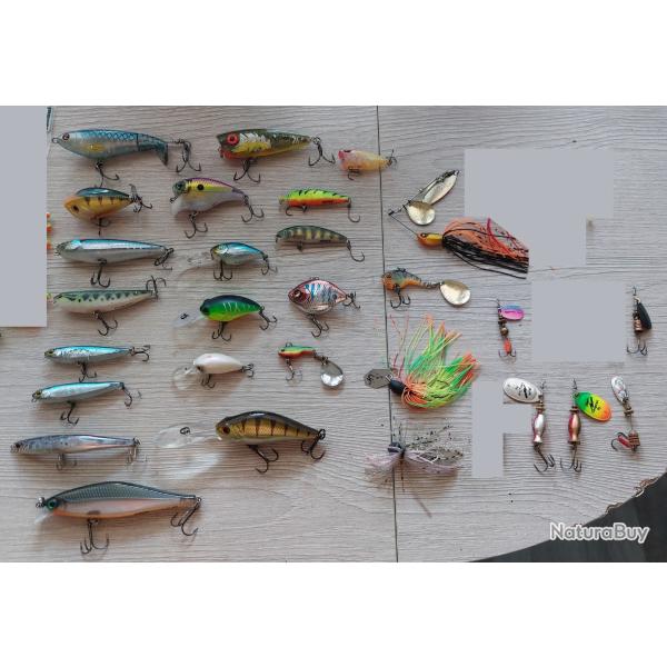 Lot de leurres durs carnassiers