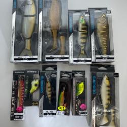 op&eacute; ! Lot de 10 leurres Shimano 10