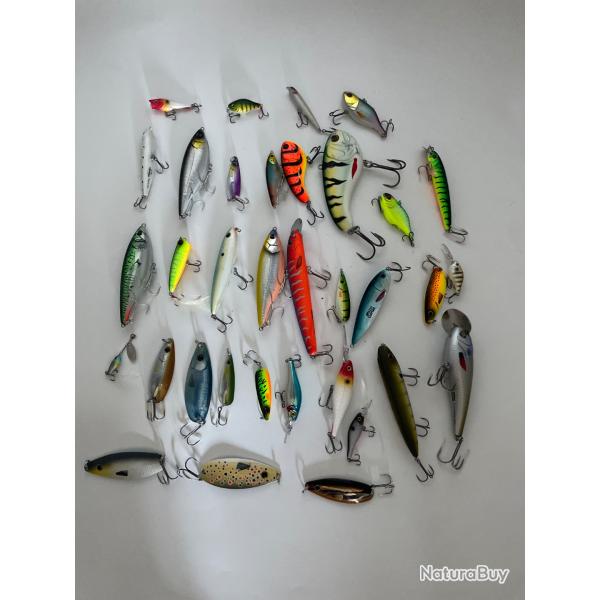 op� ! Lot de 34 leurres durs berkley