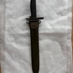 Ba&iuml;onnette US Garant ww2 avec fourreau