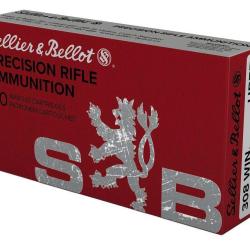 SELLIER & BELLOT CARTOUCHES SB 308 WINCHESTER HPBT 168GRS / 10,9G