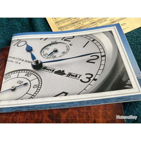D. Dornbl�th & Sohn catalogue montres 2010 anglais allemand et liste de prix