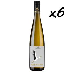 Cave Ribeauvill&eacute; "Made in Alsace" AOC Alsace, vin blanc, 6 bouteilles, livraison offerte