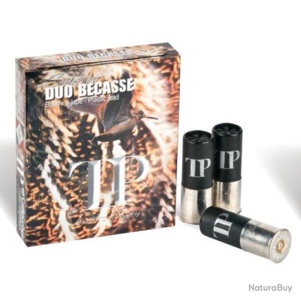 Cartouches Tunet Duo/TP becasse 10/08 Cal. 12/70 - 8/10 / Par 1